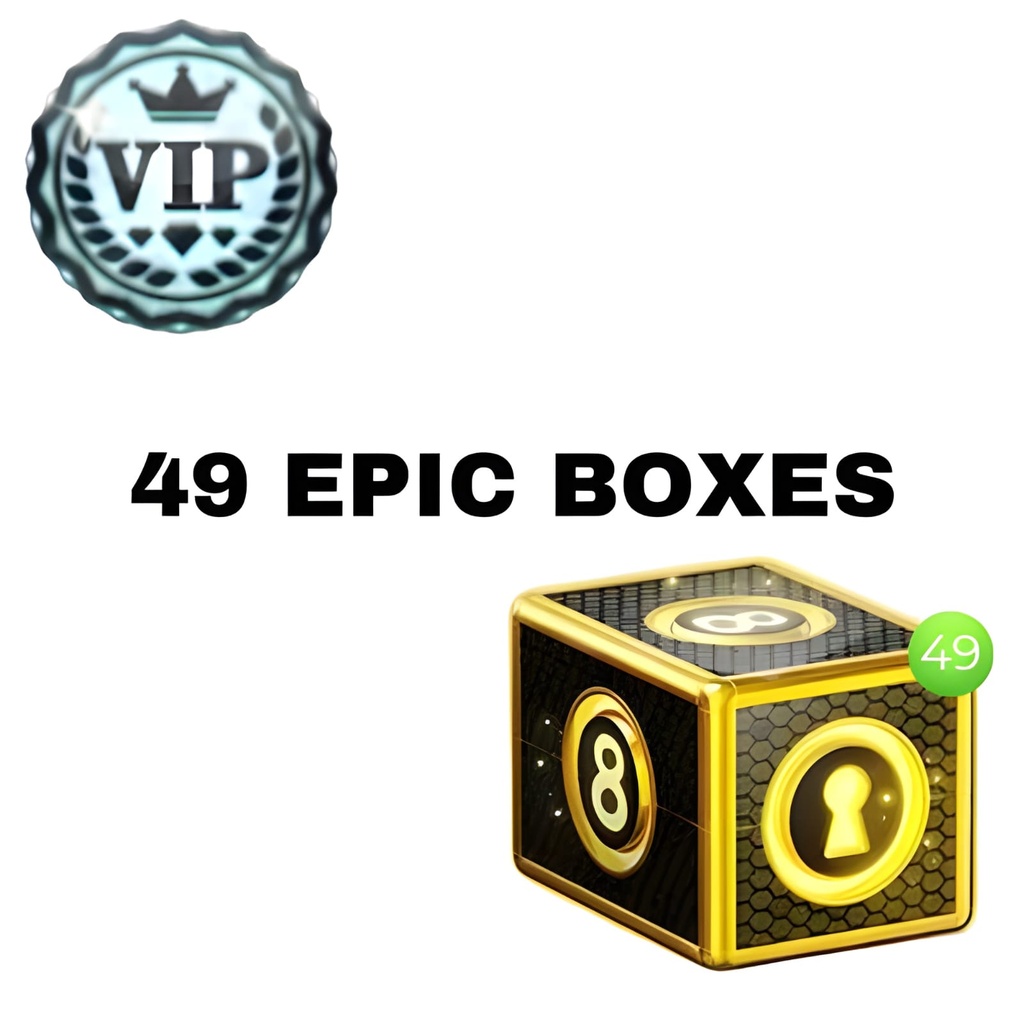 EPIC BOX BLACK DIAMOND 🎁 (49 EPIC BOXES)