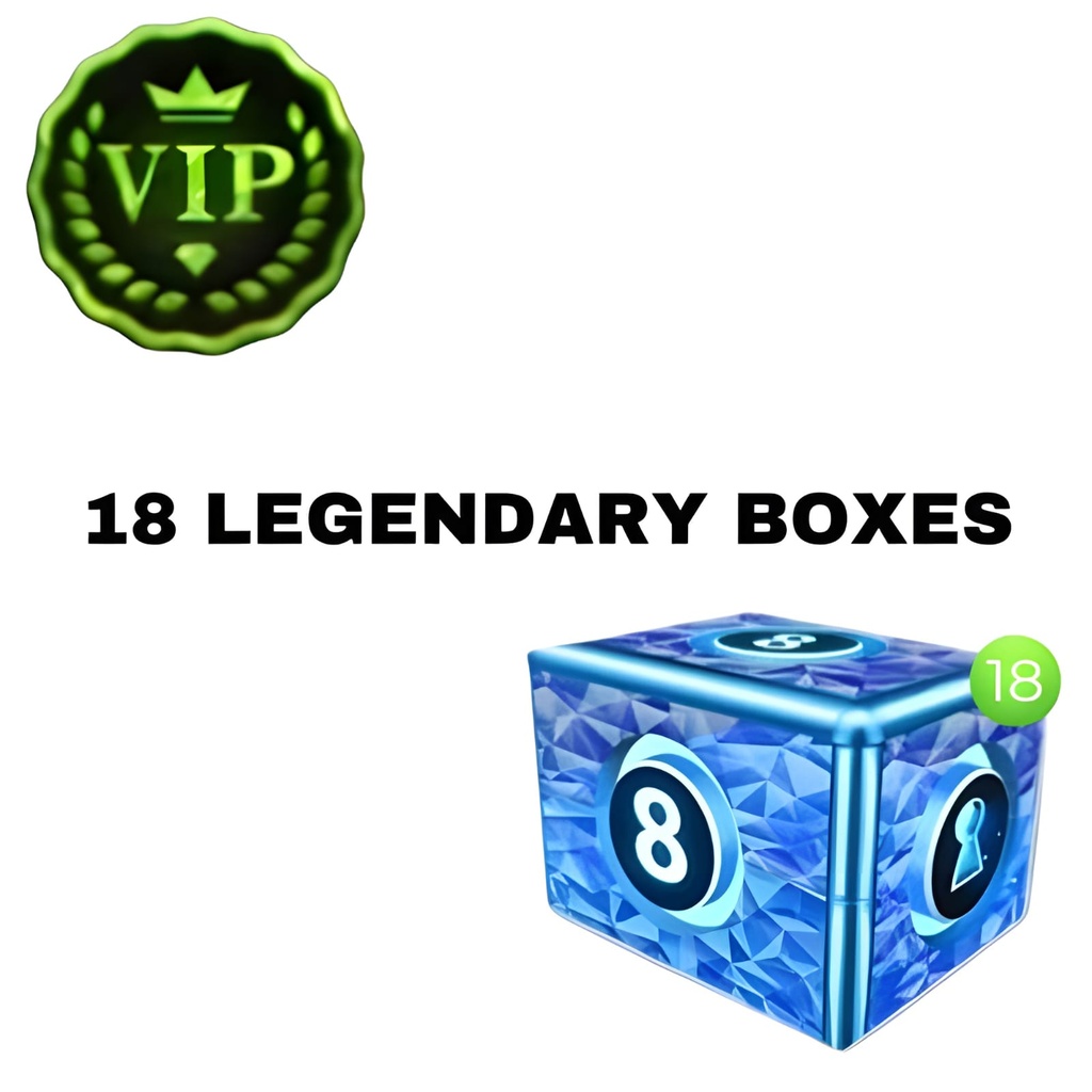 LEGENDARY BOX EMERALD 🎁 (18 LEGENDARY BOXES)