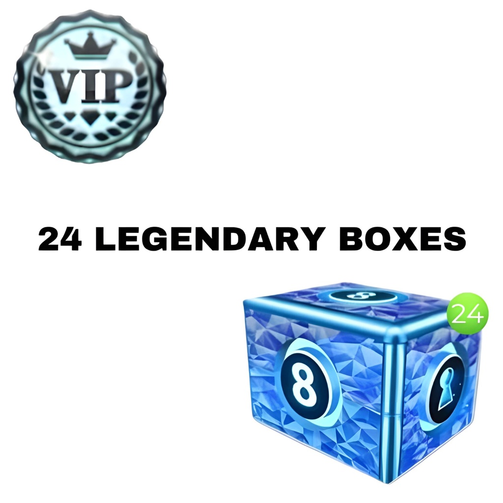 LEGENDARY BOX BLACK DIAMOND 🎁 (24 LEGENDARY BOXES)